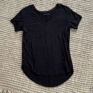 Abercrombie & Fitch Black Drop Hem T-shirt